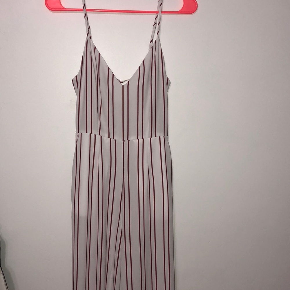 red and white stripped jumper!
